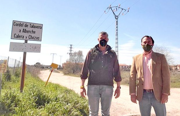 gerardo sanchez y david moreno arreglar los caminos de Talavera