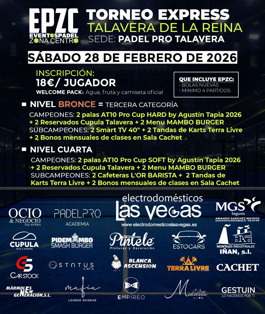premios-Torneo-Express-EPZC-padel-talavera